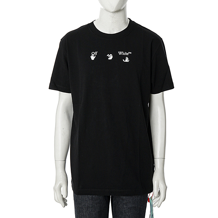 오프화이트 남성 티셔츠 / OMAA027R21JER009-1055