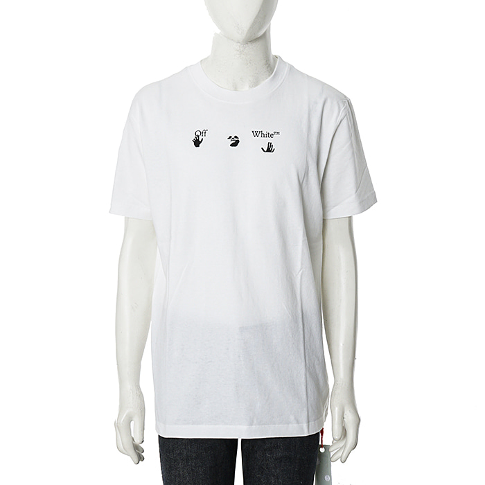 오프화이트 남성 티셔츠 / OMAA027R21JER009-0155