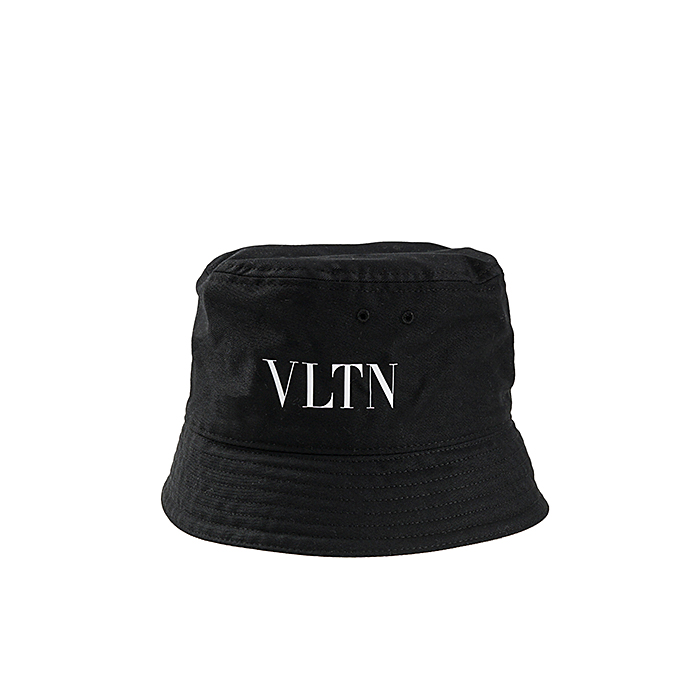 [로로모다] 발렌티노 VLTN 로고 블랙 공용 모자 / 2HGA11-UXI-0NI